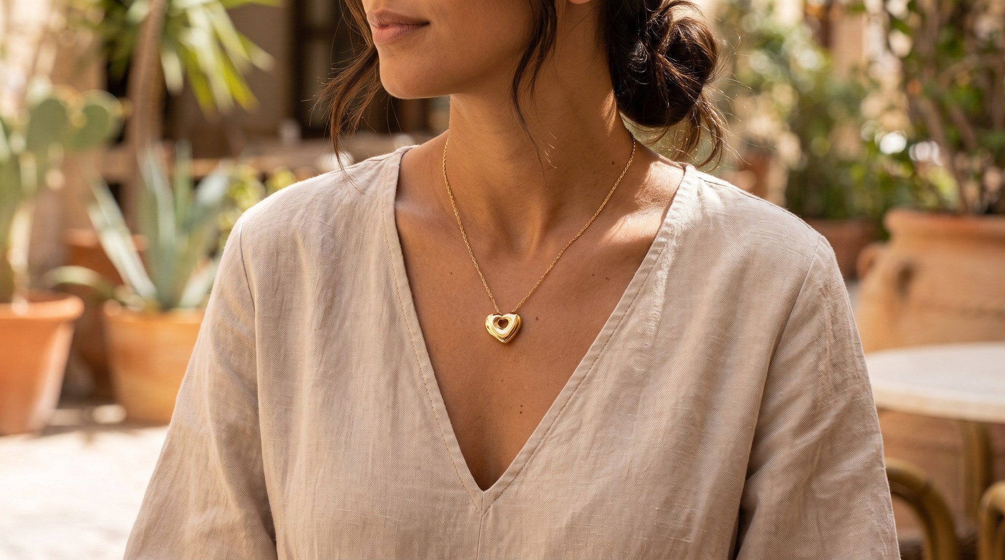 Collana Cupido indossato