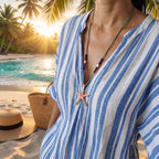 Collana Ocean Breeze indossata