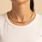 Collana Snake Chain indossata