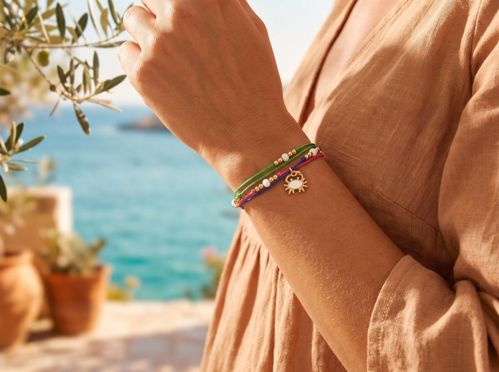 Bracciale Marino – Granchio indossato
