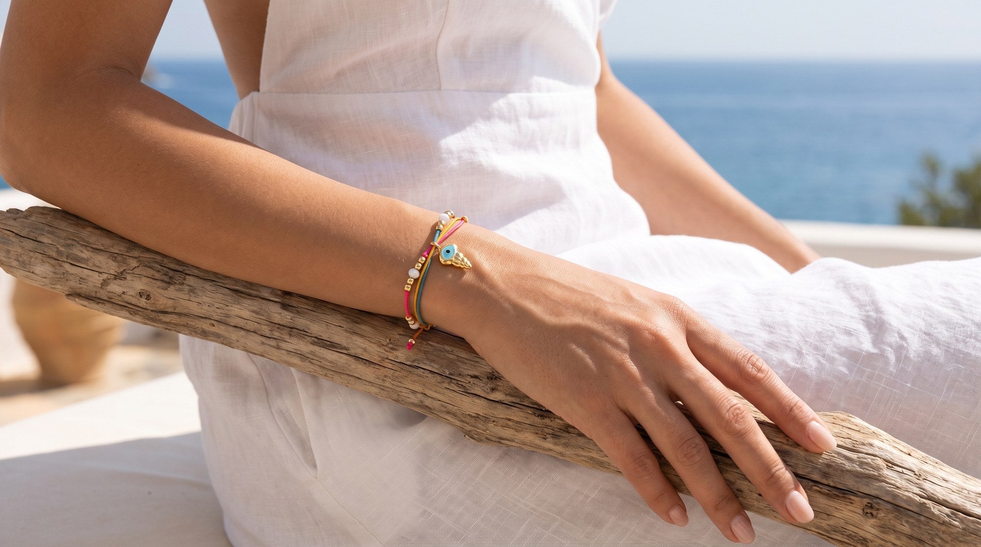 Bracciale Marino – Conchiglia indossato