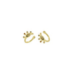 Orecchini Ear Cuff Occhio con Zirconi – Oro