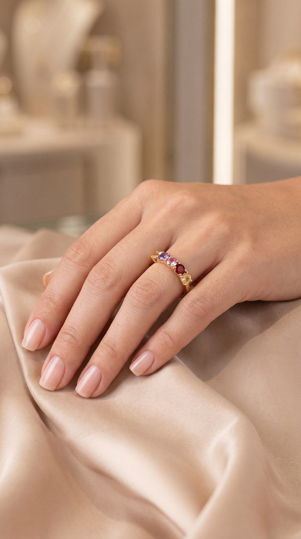 Anello Arcobaleno indossato