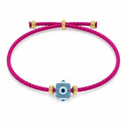 Bracciale Lucky Eye – Fucsia / Azzurro | Margot Dallaiti