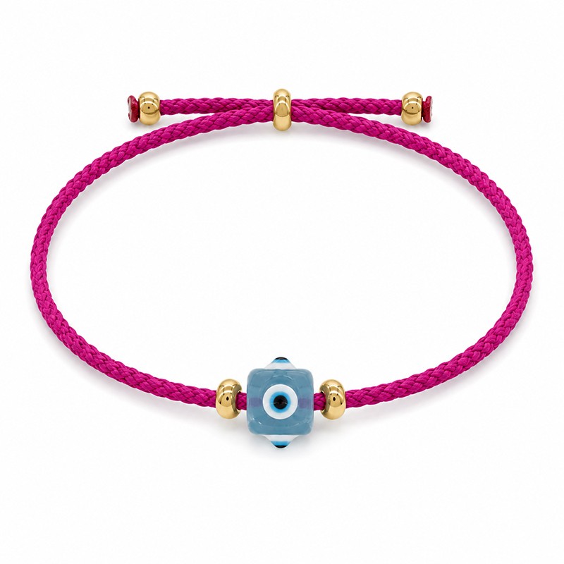 Bracciale Lucky Eye – Fucsia / Azzurro | Margot Dallaiti