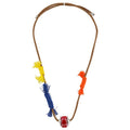 Girocollo Etno-Chic – Rosso / Blu / Arancio | Margot Dallaiti