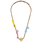 Girocollo Etno-Chic – Rosa / Blu / Giallo | Margot Dallaiti