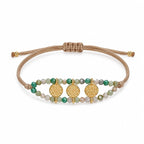 Bracciale Desert Coin – Verde oliva | Margot Dallaiti