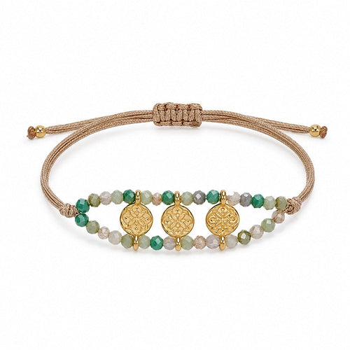 Bracciale Desert Coin – Verde oliva | Margot Dallaiti