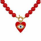 Collana Karma Heart – Rosso | Margot Dallaiti