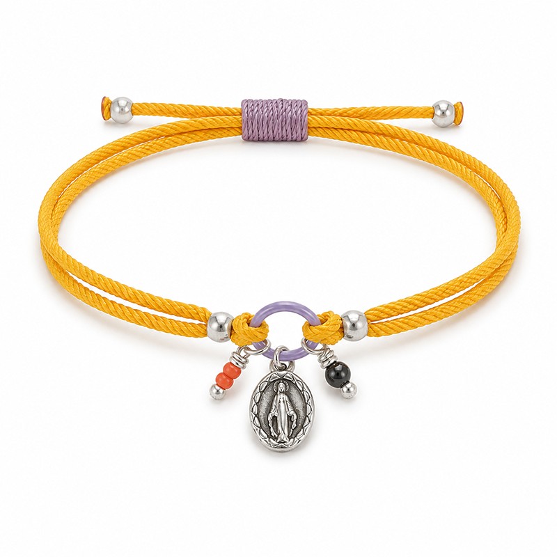 Bracciale Amuleto Sacro – Giallo | Margot Dallaiti