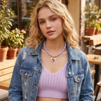 Collana Karma Heart – Viola