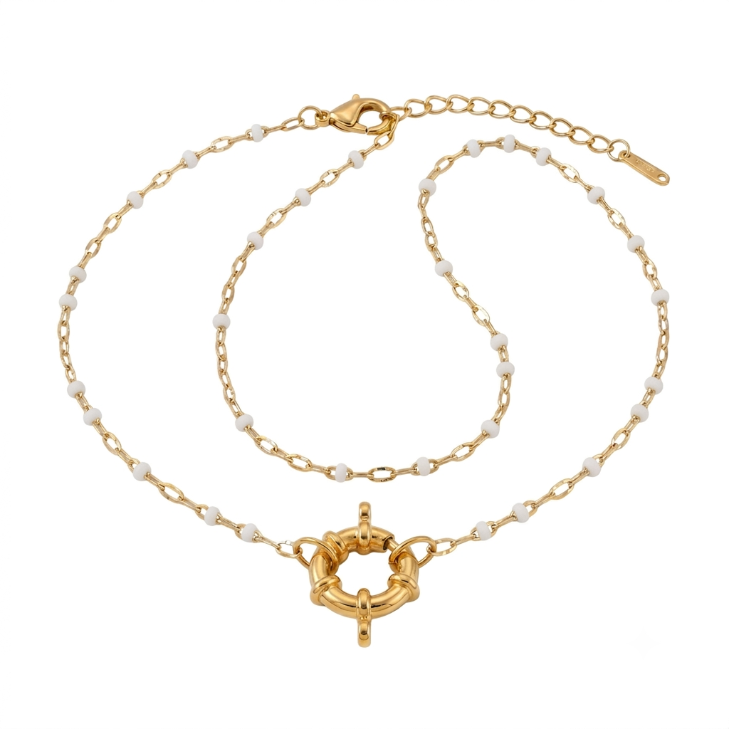 Collana Semplicità in Bianco