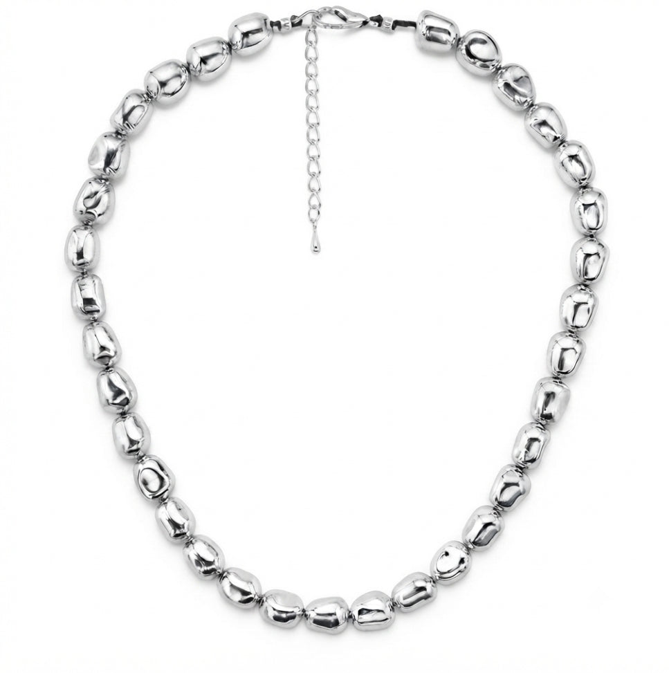 Collana choker moderno  Argento