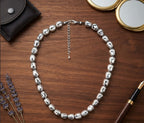 Collana choker moderno  Argento