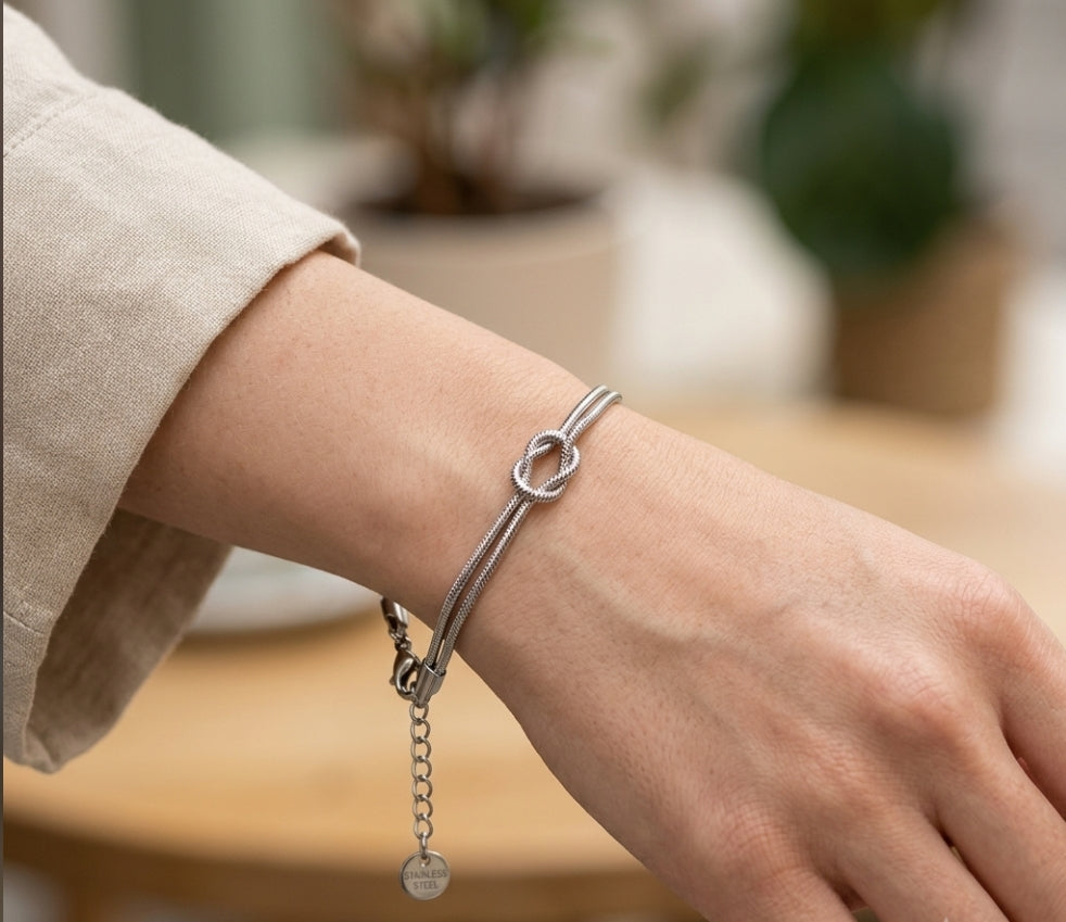 Bracciale unione argento