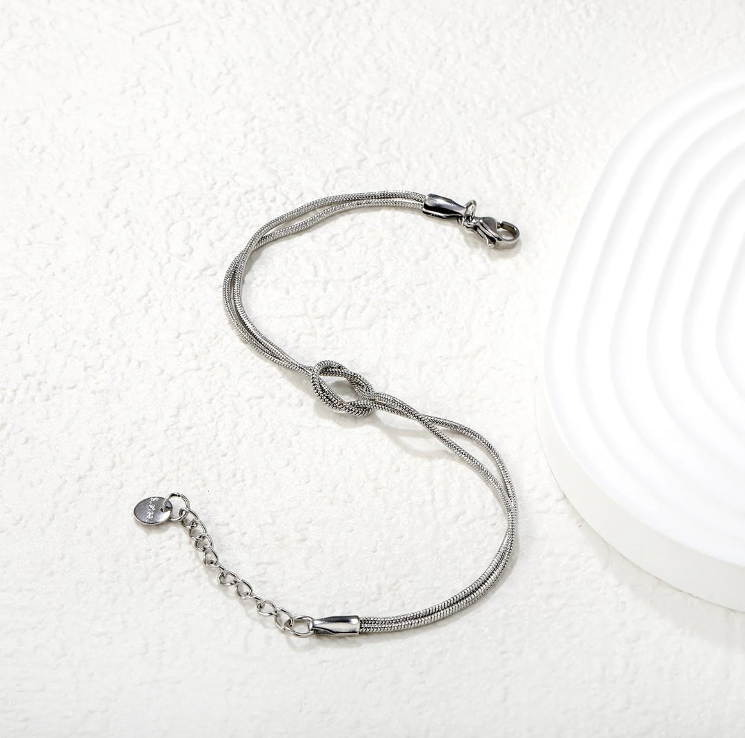 Bracciale unione argento