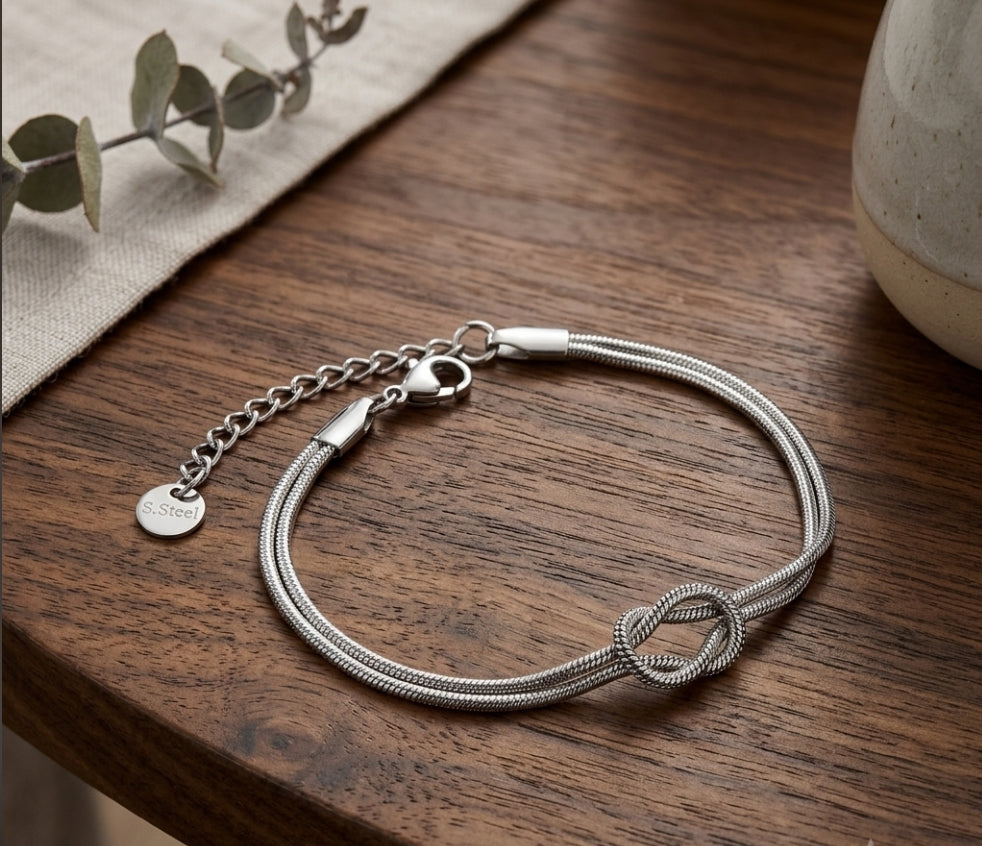Bracciale unione argento