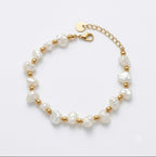 Bracciale perle marine