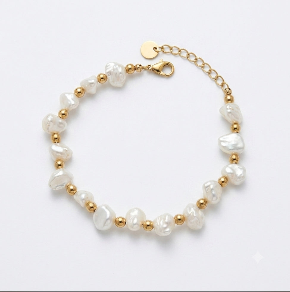 Bracciale perle marine