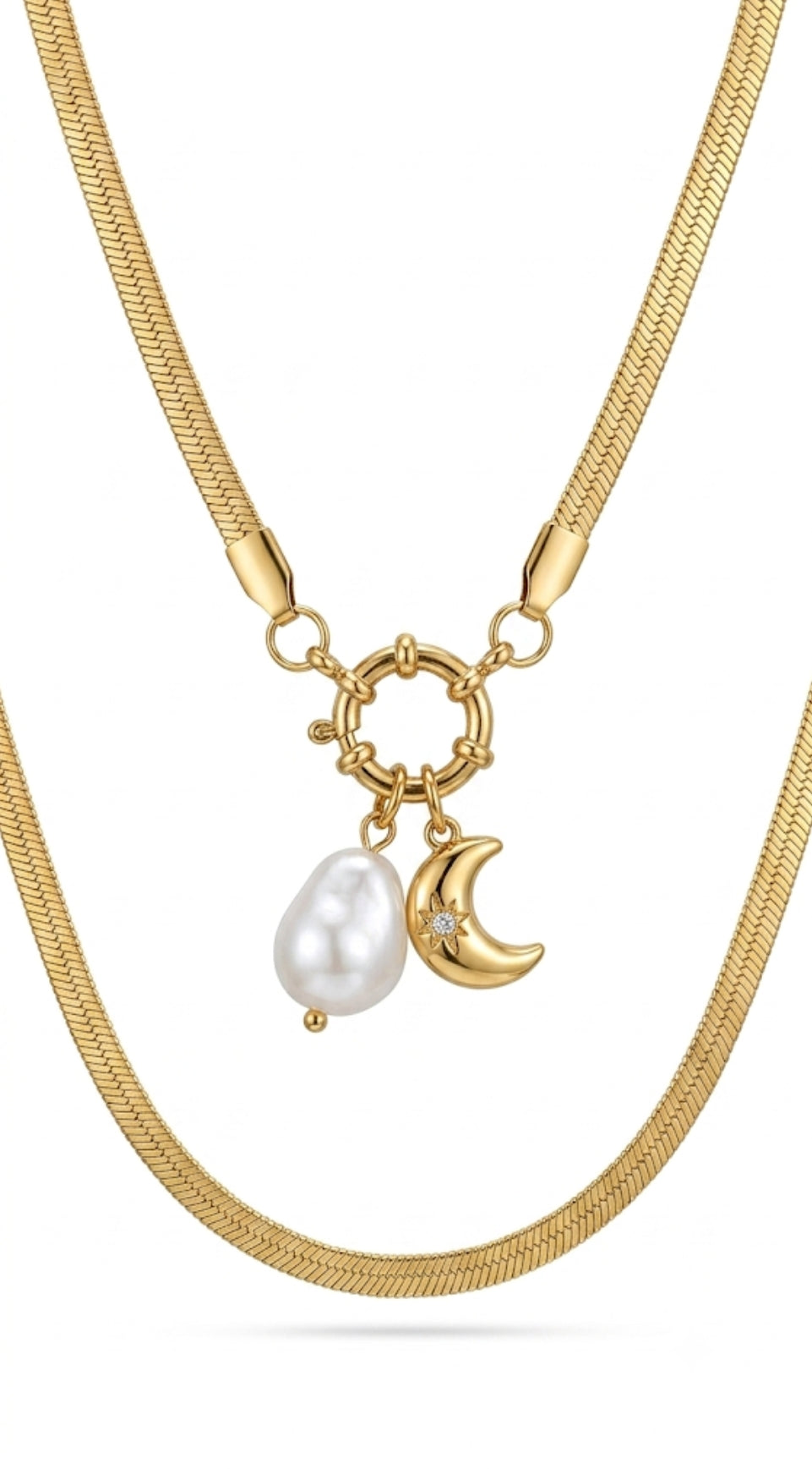 Collana perla di luna